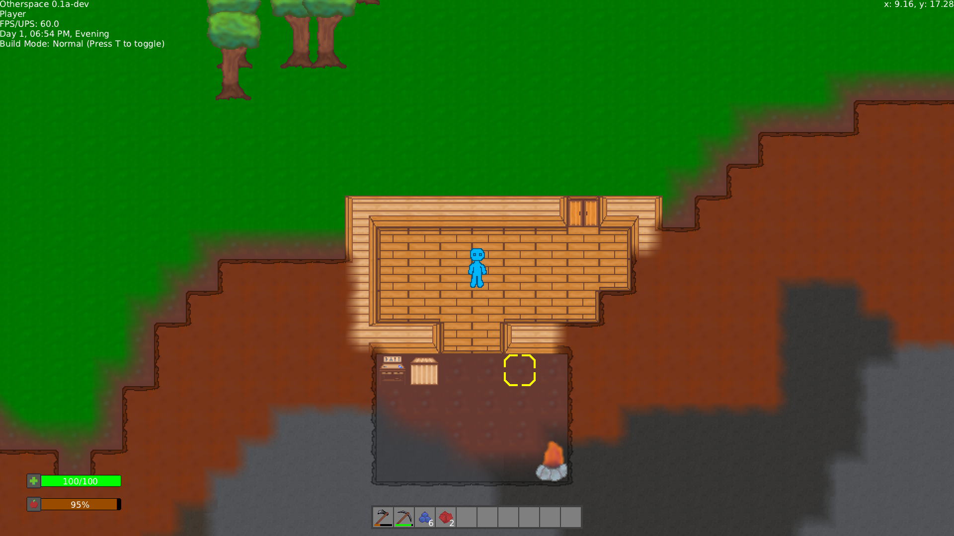 Expanding the shelter after gaining the essentials.